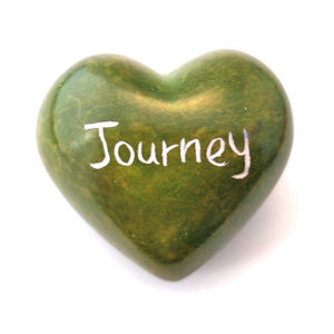 Journey Soapstone Word Heart - Kenya