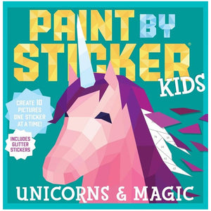 Unicorns Paint By Sticker Book
