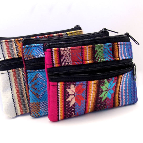 Double Zip Coin Pouch - Ecuador – Fair and Square Imports