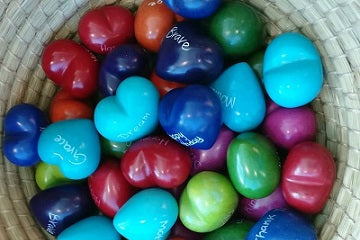 These fair trade hearts totally rock!