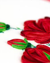 Red Roses Everyday Quilled Greeting Card