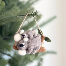 Felt Koala with Baby Ornament