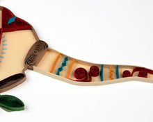Decorate Longhorn Skull Quilled Greeting Card