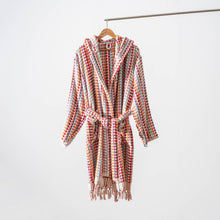 Pompom Turkish Bathrobe Multicolor Pinky