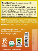 Dark Choc Spicy Aztec Signature Bar, Organic & Fair Trade