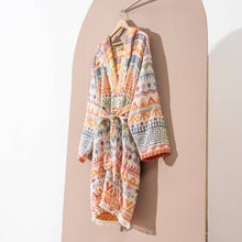Multicolor Bathrobe Turkish Cotton LightWeight Robe Quickdry