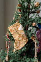Cotton Mini Holiday Stocking - Assorted Hand Block Print