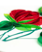 Red Roses Everyday Quilled Greeting Card