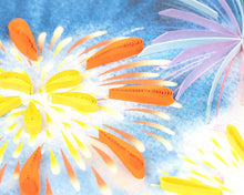 Fireworks Display  Quilled Greeting Card