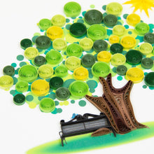 Summer Tree Quilled Greeting Card