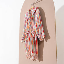 Pompom Turkish Bathrobe Multicolor Pinky