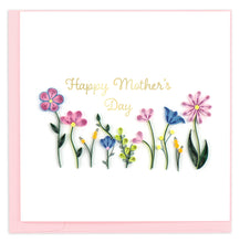 Mother's Day Wildflowers Quilled Greeting Card