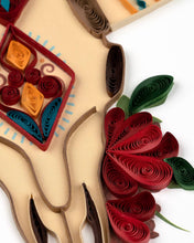 Decorate Longhorn Skull Quilled Greeting Card