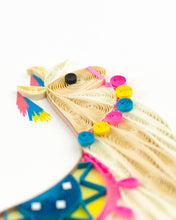Llama Quilled Greeting Card