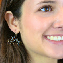 Wire Bicycle Earrings - Kenya