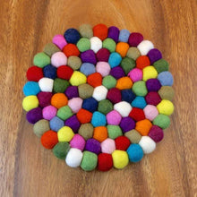 Felt Ball Trivet - Nepal