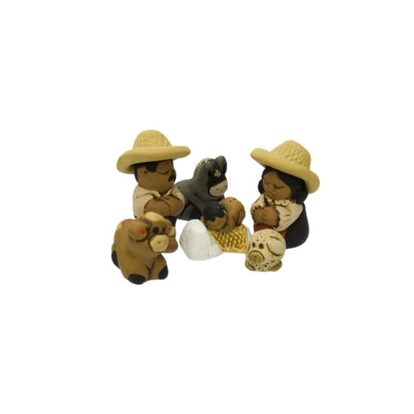 Mini Characato Nativity - Peru