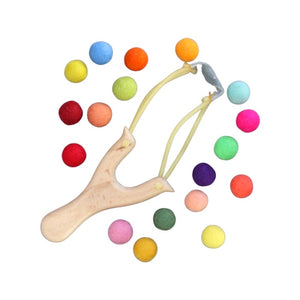 Felt Ball Slingshot - USA & Nepal