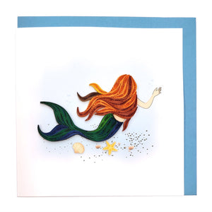 Quilled Mermaid Card - Vietnam