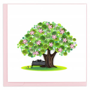 Quilled Spring Tree Card - Vietnam