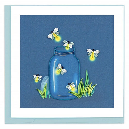 Quilled Fireflies Card - Vietnam