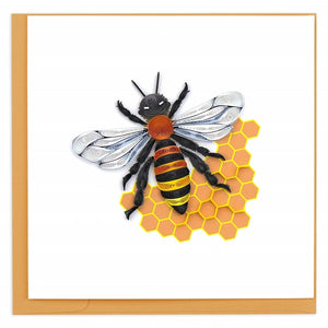 Quilled Honey Bee Card - Vietnam