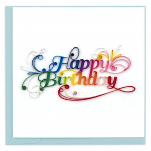 Quilled Happy Birthday Card - Vietnam