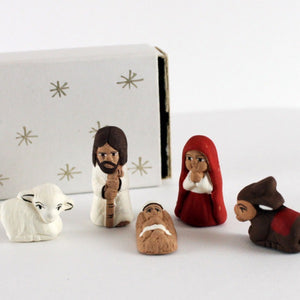 Matchbox Nativity - Peru