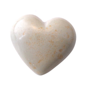 Plain Natural Heart Stone - Kenya