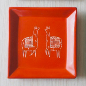 Llama Soapstone Dish - Kenya