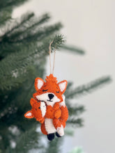 Felt Ornament - Fox and Baby
