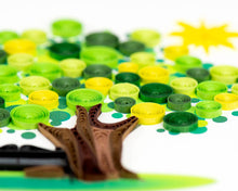 Summer Tree Quilled Greeting Card