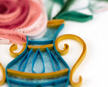 Victorian Rose Bouquet Quilled Greeting Card