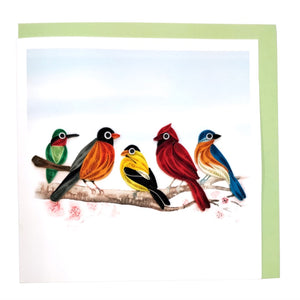 Quilled Songbirds Card - Vietnam