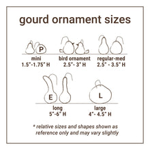 Nativity Gourd Ornament