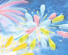 Fireworks Display  Quilled Greeting Card
