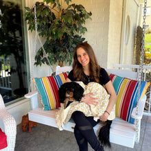 Block Printed Kantha Baby Blanket - Monkey Print