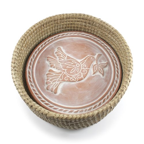 Peace Dove Basket Bread Warmer - Bangladesh