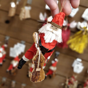 Guitar Santa Ornament - Kenya