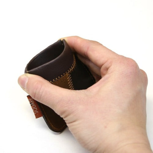 Leather Squeeze Coin Pouch MINGA 0204
