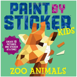 Paint By Sticker Book - Zoo Animals