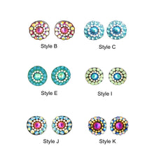 Circle Stud Mosaic Earrings - Mexico