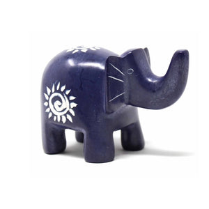 Soapstone Elephant Figurine - Kenya