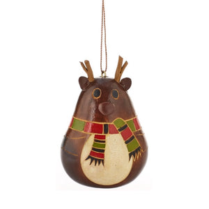 Reindeer Gourd Ornament - Peru